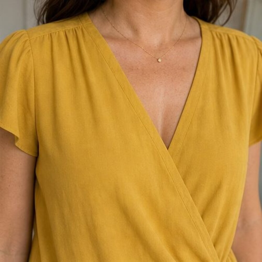Teal Tunic Blouse - Picture 4 of 6